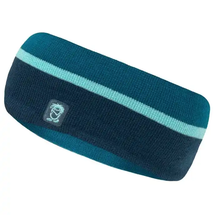 Ausverkauf Trollkids Hafjell Stirnband Kinder - Mystic Blue/Arctic Blue/Dark Marine