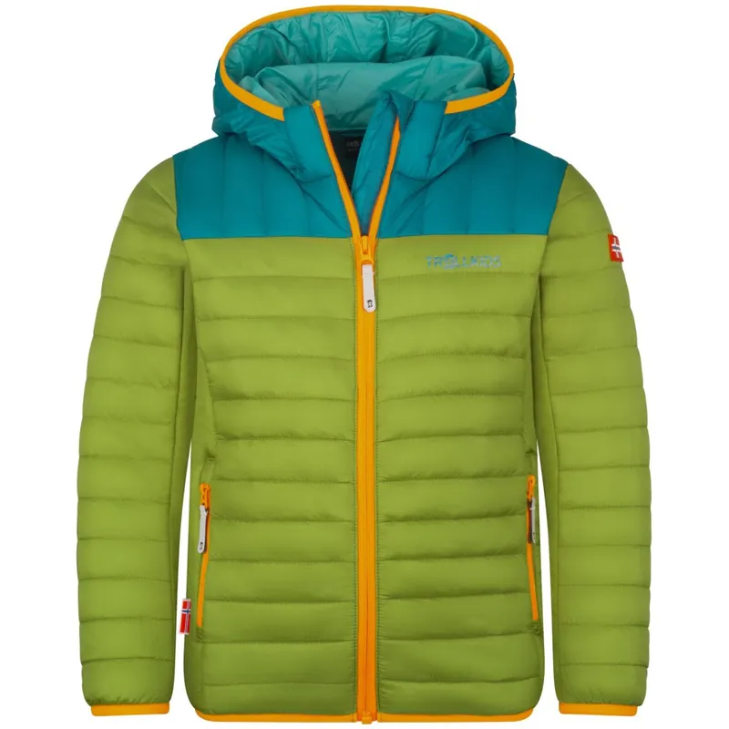 Trollkids Eikefjord Jacke Kinder - Pear Green/Lagoon Green/Sea Green/Sahara Sunset Garantierte Lieferung