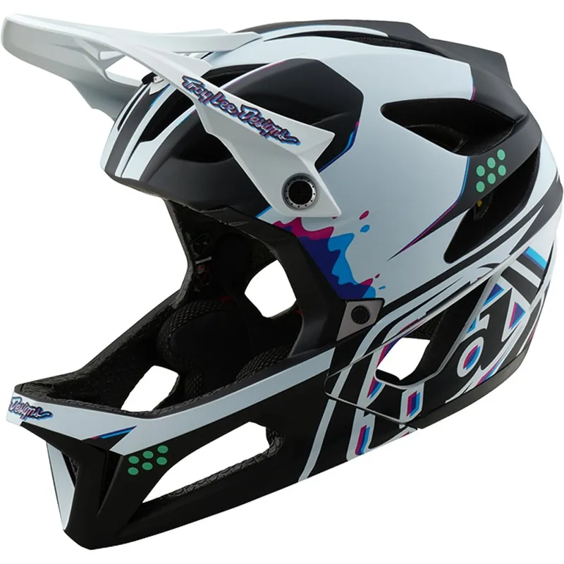 Must-Have Troy Lee Designs Stage MIPS Helm - Trooper White