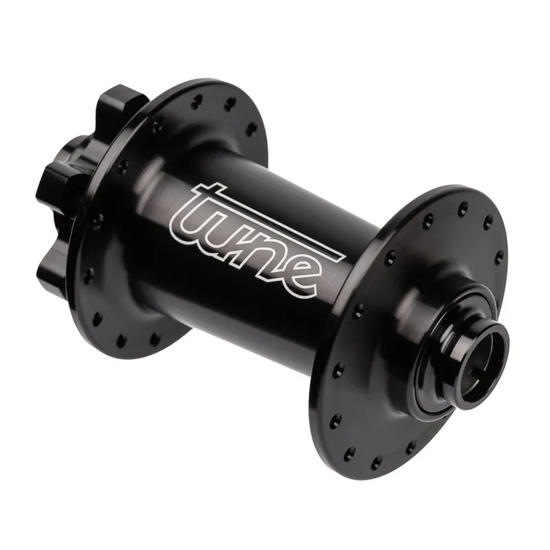 Neue Ware Tune Micro Boost Vorderradnabe - Standard Lager 6-Loch 15x110mm - 32-Loch - schwarz