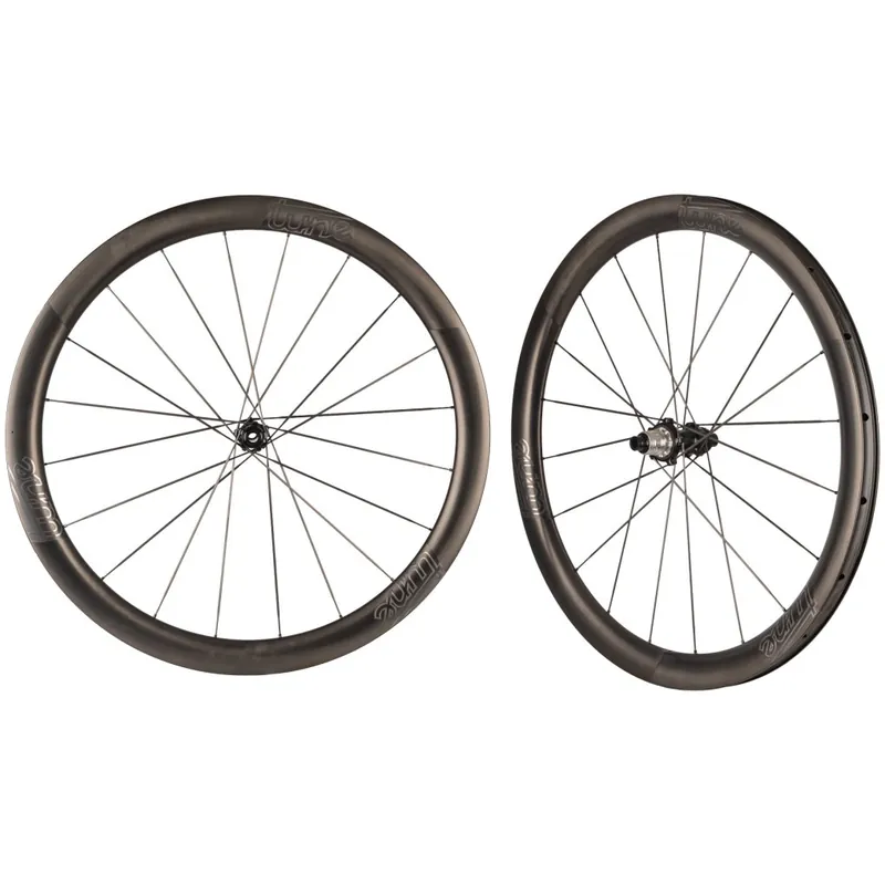 Tune Nano CS Road 45 Laufradsatz - 28" Carbon Clincher Centerlock Keramiklager - 12x100mm 12x142mm - XDR schwarz Top-Preis