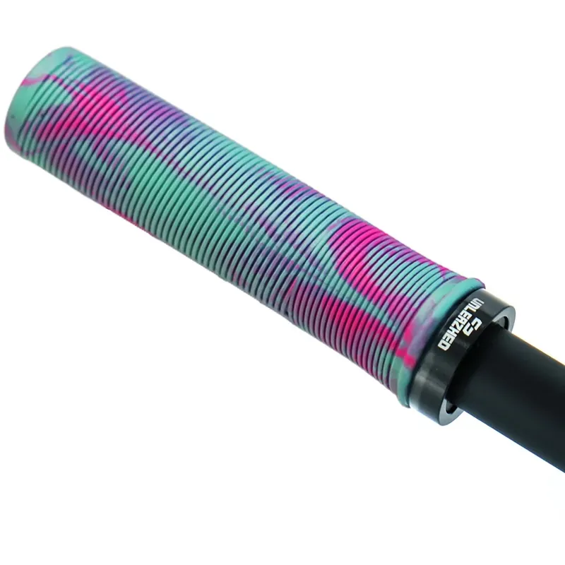 Letzte Chance Unleazhed G1 MTB Griffe - Turquoise/Pink