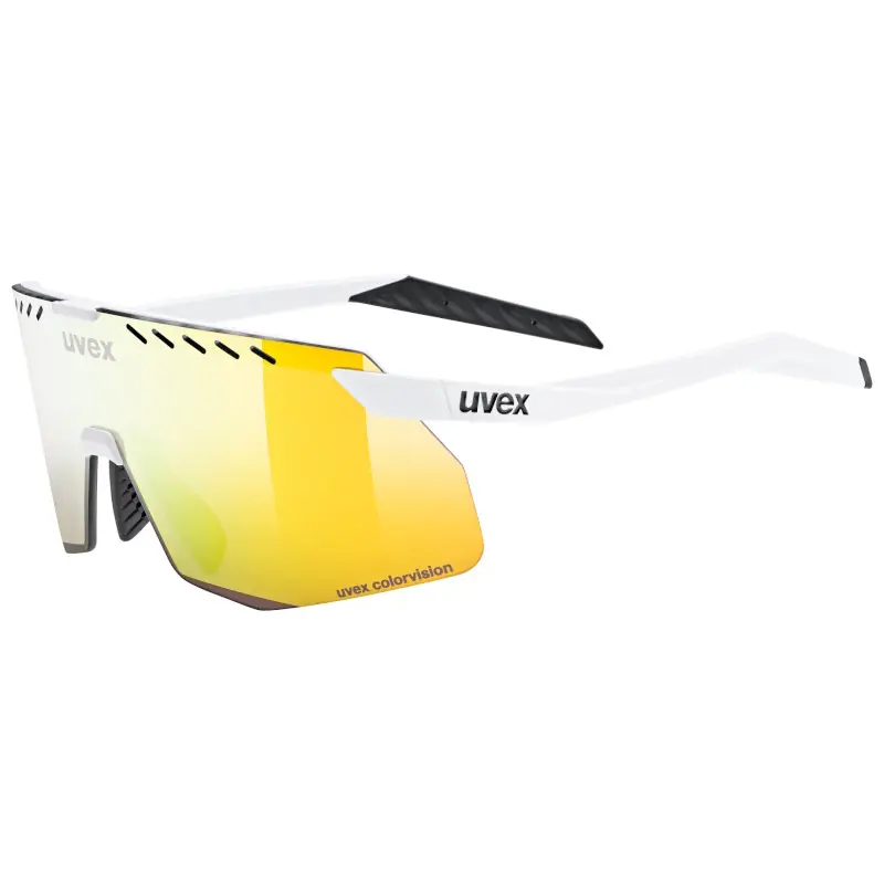 Knallerangebot Uvex pace stage CV Brillenwechselglas - white matt/mirror yellow colorvision