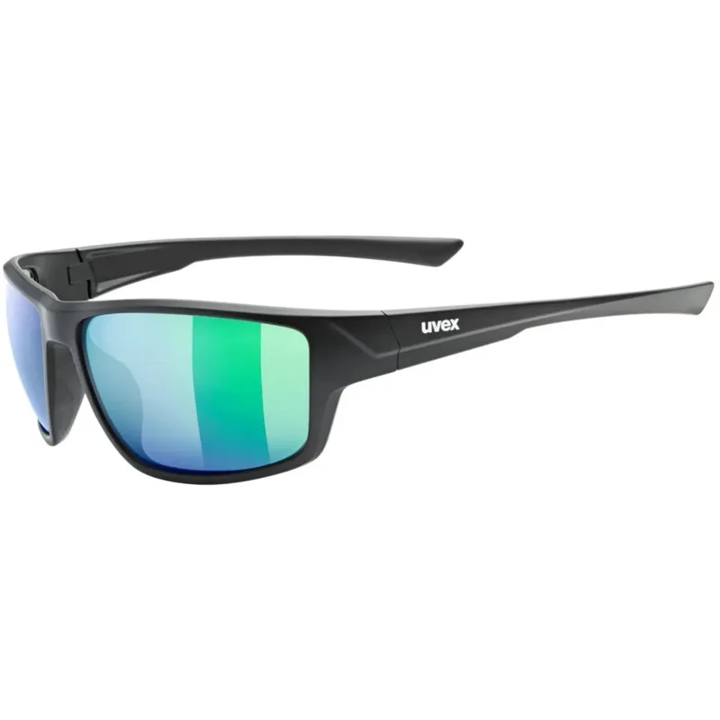 Uvex sportstyle 230 Brille - black matt/mirror green Nur Für Kurze Zeit