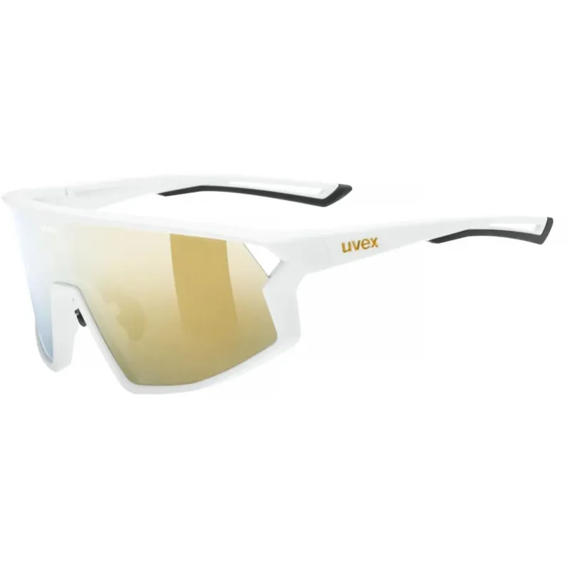 Uvex skyryse Brille - white matt/mirror gold Kracherpreis