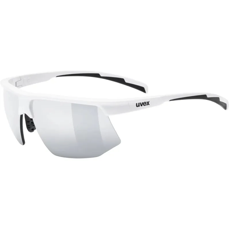 Sonderaktion Uvex aerios Brille - white matt/mirror silver