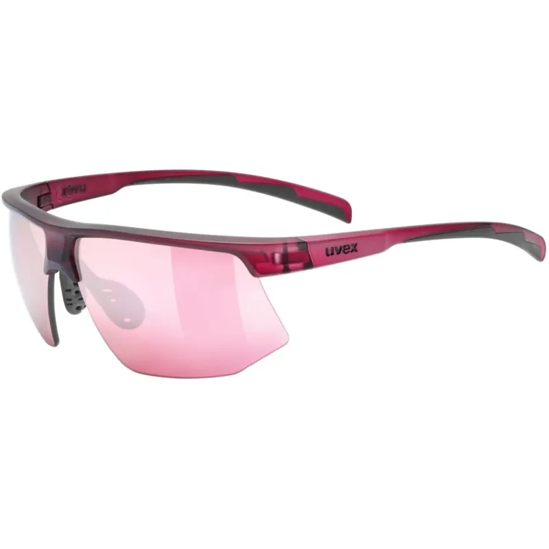 Uvex aerios Brille - cranberry matt/mirror rose Knallerangebot