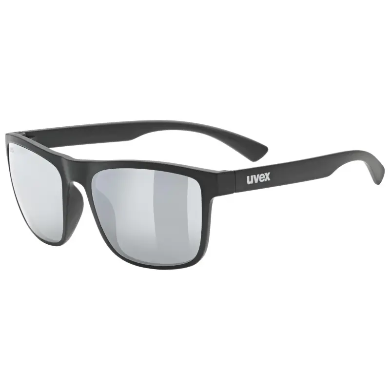 Neu Uvex rookie Kinderbrille - black matt/mirror silver