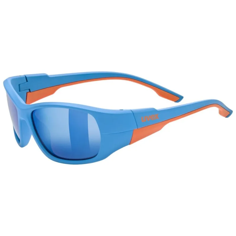 Uvex sportstyle 514 Kinderbrille - blue matt/mirror blue Kracherpreis