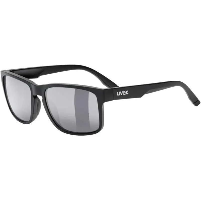 Uvex poise P Brille - black matt/smoke Markenware