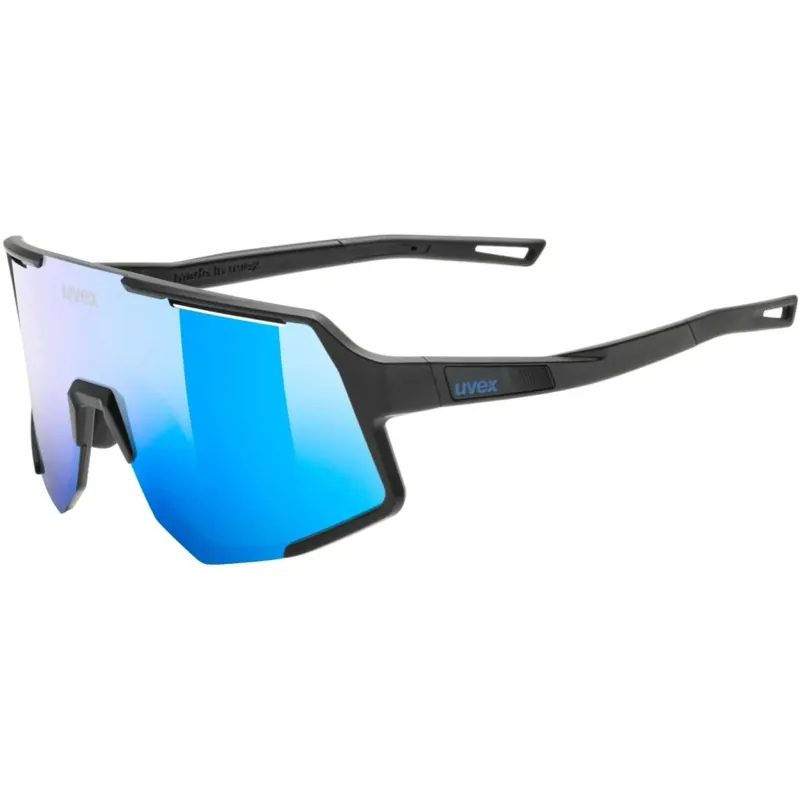 Uvex sequenze Brille - black matt/mirror blue Wochenendangebot