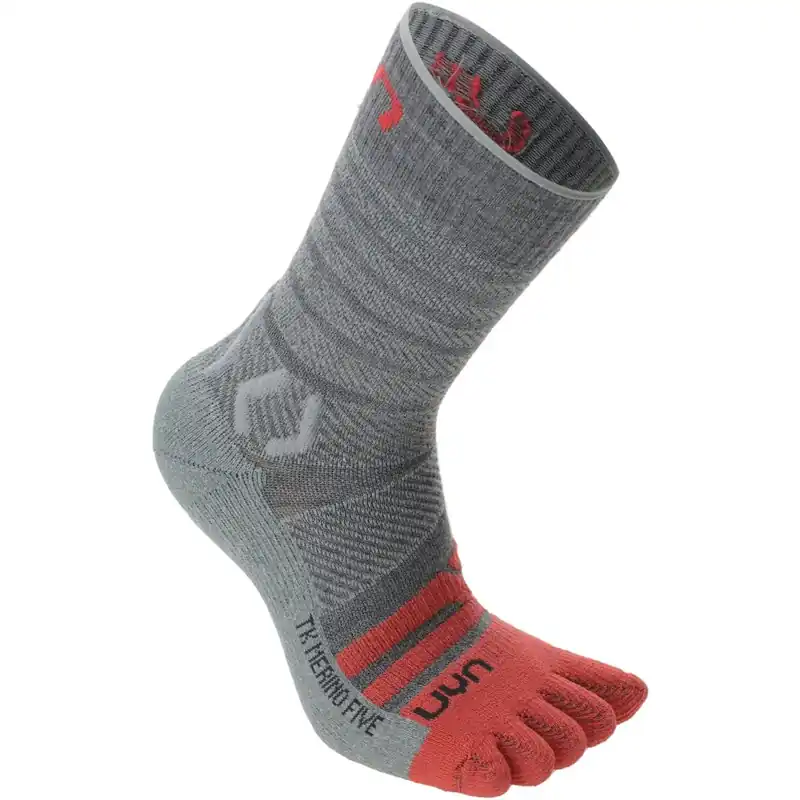UYN Trekking Five Socken Damen - Grau/Pink Begrenztes Angebot
