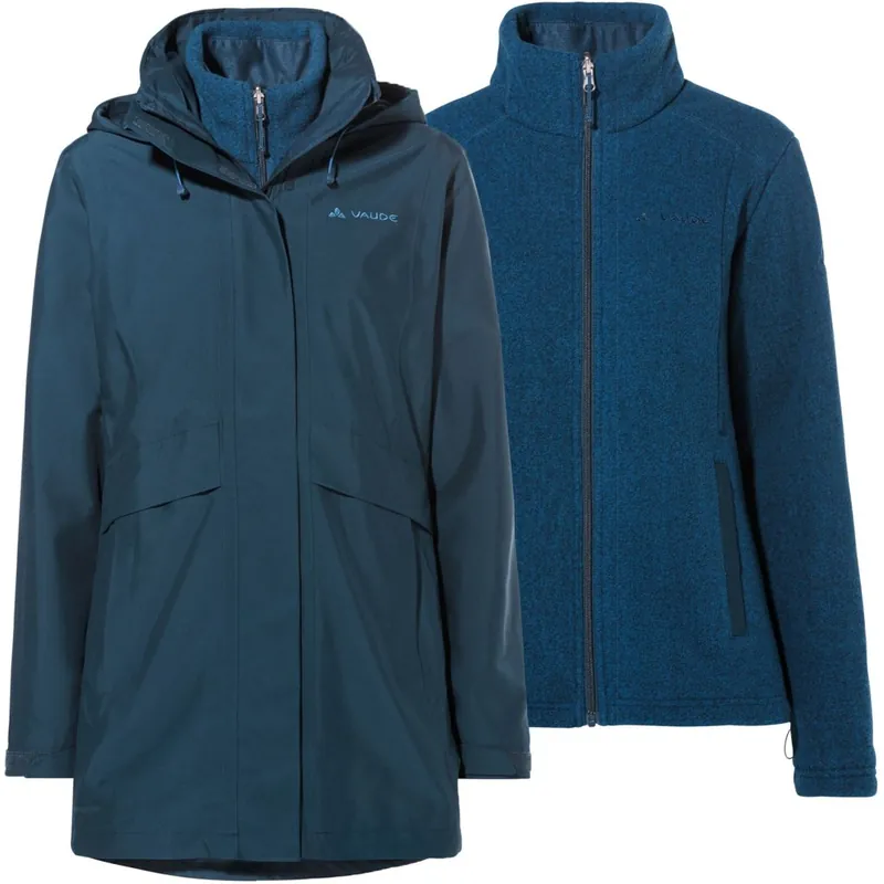Vaude Idris 3in1 Parka IV Damen - dark sea Neue Kollektion
