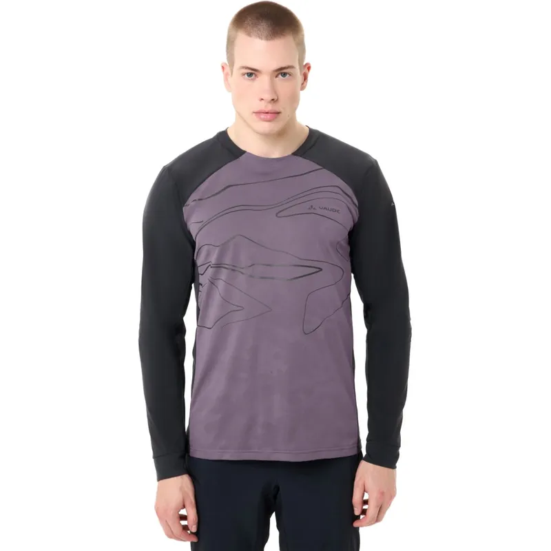 Echt Vaude Moab PRO Langarmshirt Herren - purple ash