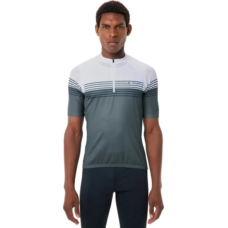Expressversand Vaude Posta II Half-Zip Kurzarmtrikot Herren - heron/white