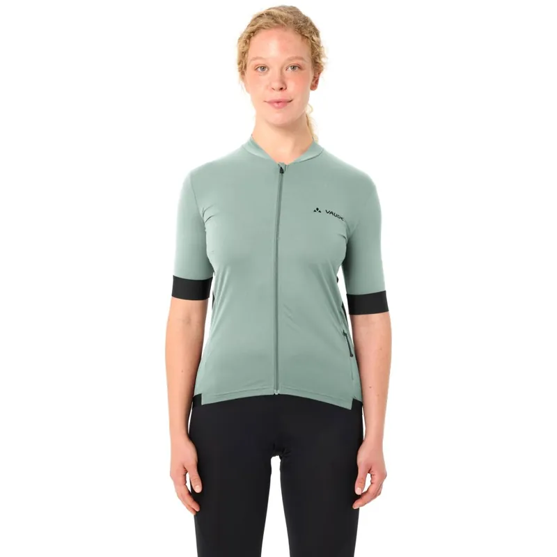 Online Kaufen Vaude Kuro Full-Zip II Kurzarmtrikot Damen - dusty fern