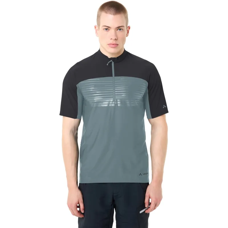 Vaude Qimsa Pro Half-Zip Kurzarmshirt Herren - heron Garantierte Lieferung
