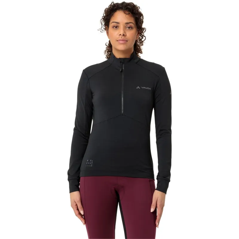 Mega-Angebot Vaude Kuro Halfzip Langarmtrikot Damen - black