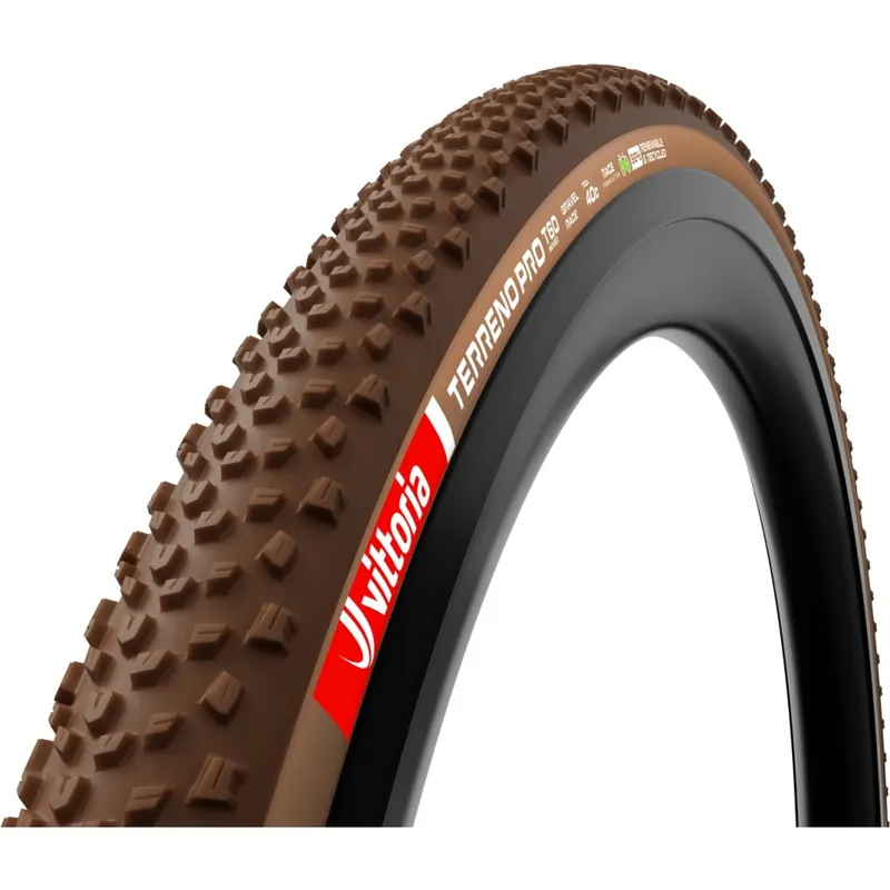 Markenware Vittoria Terreno Pro T60 Faltreifen - 35-622 natural brown