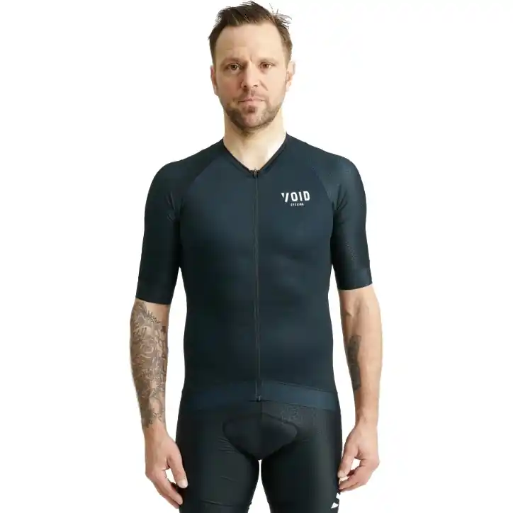 VOID Cycling Vortex Radtrikot Herren - Schwarz Zertifiziert