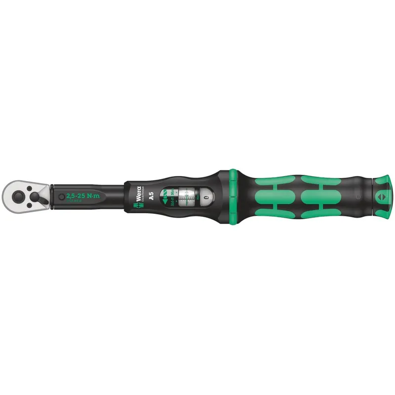 Finale Aktion Wera Click-Torque A5 - Drehmomentschlüssel mit Umschaltknarre - 1/4" Vierkant