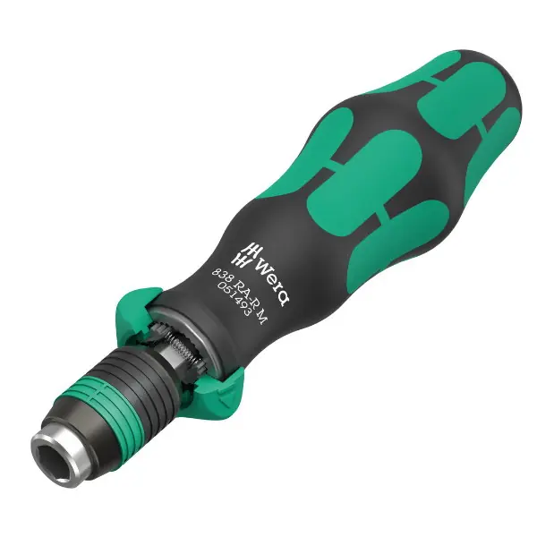 Bestseller Wera 838 RA-R M Bits-Handhalter mit Ratschenfunktion, 1/4"
