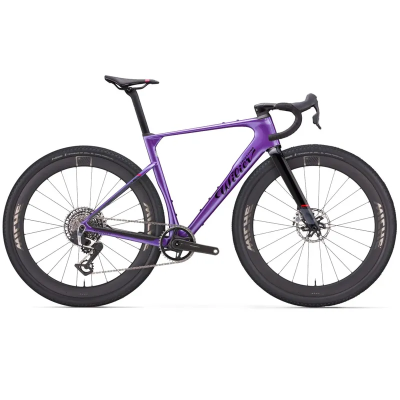 Billig Wilier RAVE SLR ID2 - Rival AXS - Carbon Gravel Bike - 2026 - neon purple