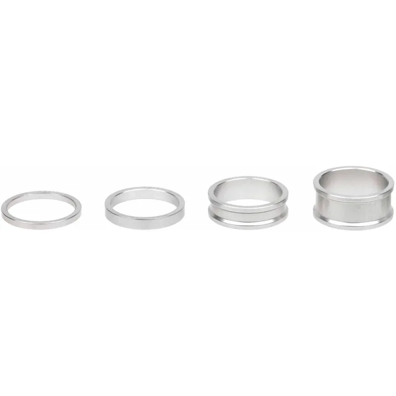 Schneller Versand Wolf Tooth Steuersatz-Spacer Set - 3/5/10/15mm - rohsilber