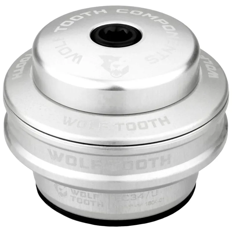 Wolf Tooth Performance Steuersatz - Oberteil 1 1/8" EC34/28.6 - raw silver Nur Für Kurze Zeit