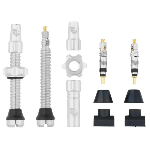 Schnäppchen Wolf Tooth Tubeless Ventil Kit - 44mm - raw silver