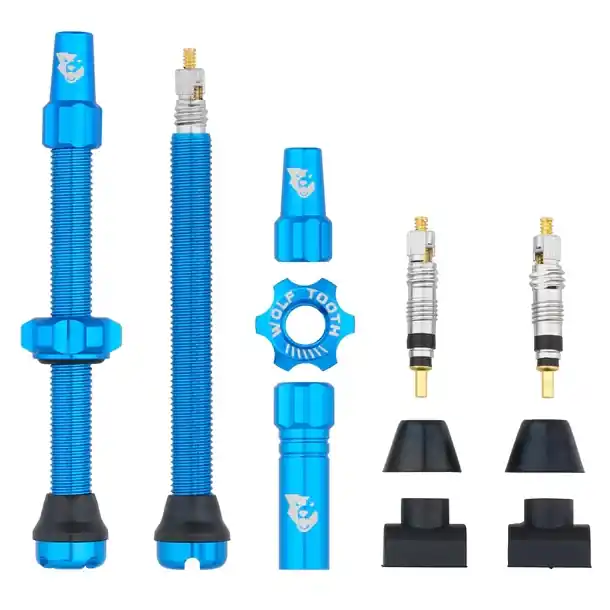 Günstig Wolf Tooth Tubeless Ventil Kit - 60mm - blau