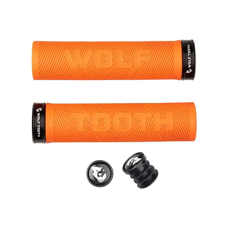 Direkt Vom Hersteller Wolf Tooth ECHO Lock-On Lenkergriffe - orange / schwarz