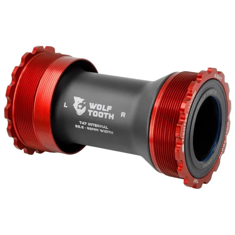 Solange Der Vorrat Reicht Wolf Tooth Innenlager - Internal T47-85.5/92-29 - rot