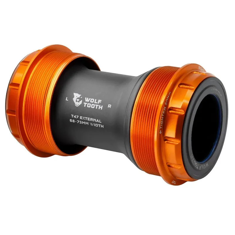 Wolf Tooth Innenlager - External T47-68/73-DUB - orange Direktkauf