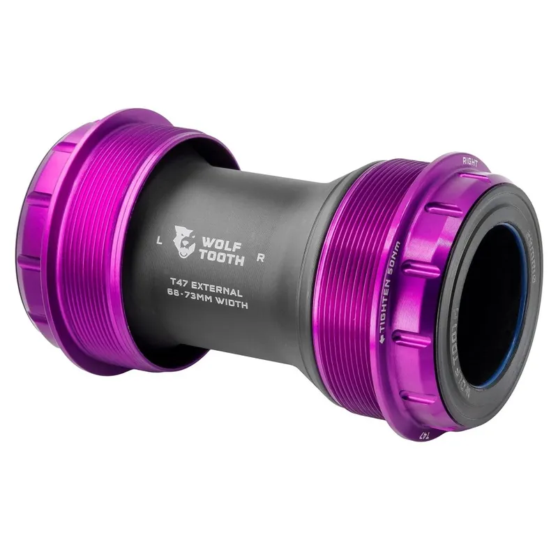 Wolf Tooth Innenlager - External T47-68/73-DUB - ultraviolett lila Zertifiziert