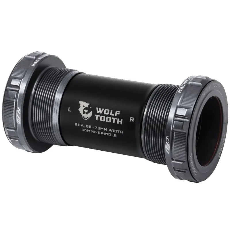 Zertifiziert Wolf Tooth MK0 Innenlager - BSA-68/73-30 - Ceramic - shadow gray
