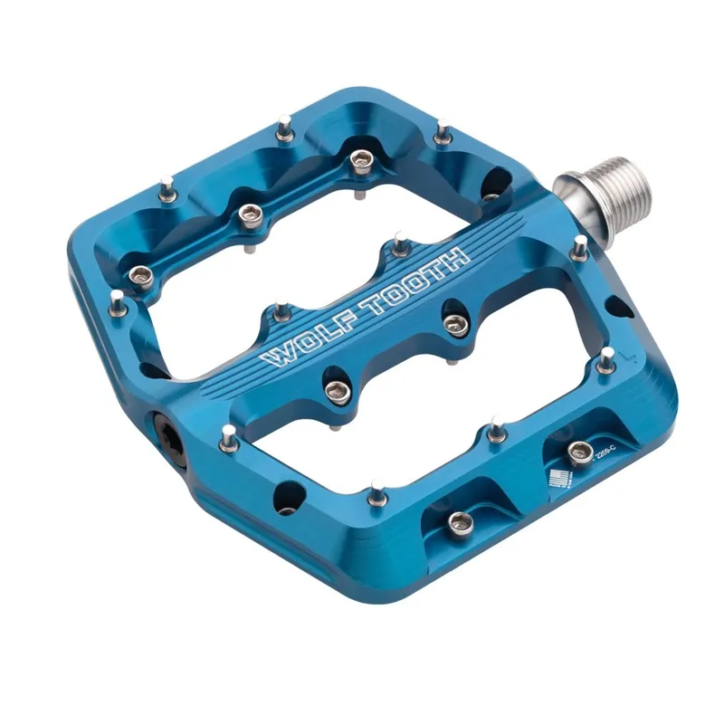Top-Angebot Wolf Tooth Waveform Plattformpedal - Klein - blau
