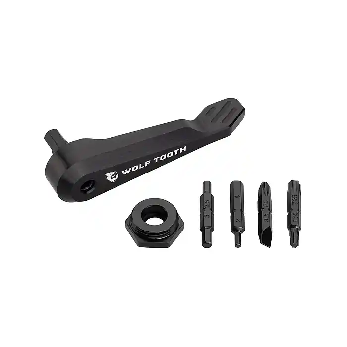 Highlight Wolf Tooth Axle Handle Multitool - schwarz