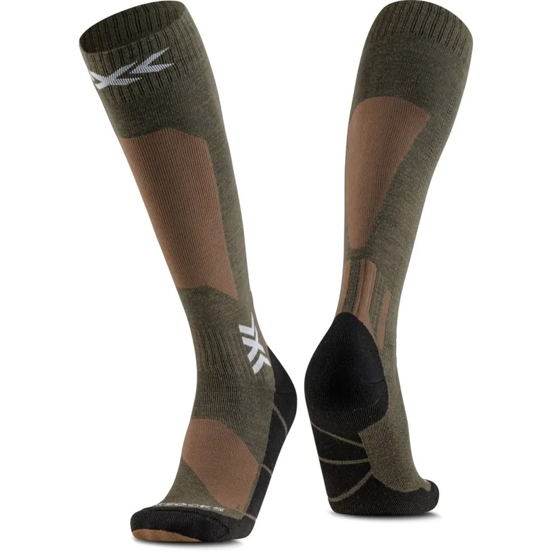 Top-Preis X-Socks Ski Discover Merino OTC Socken - sand/dark sand