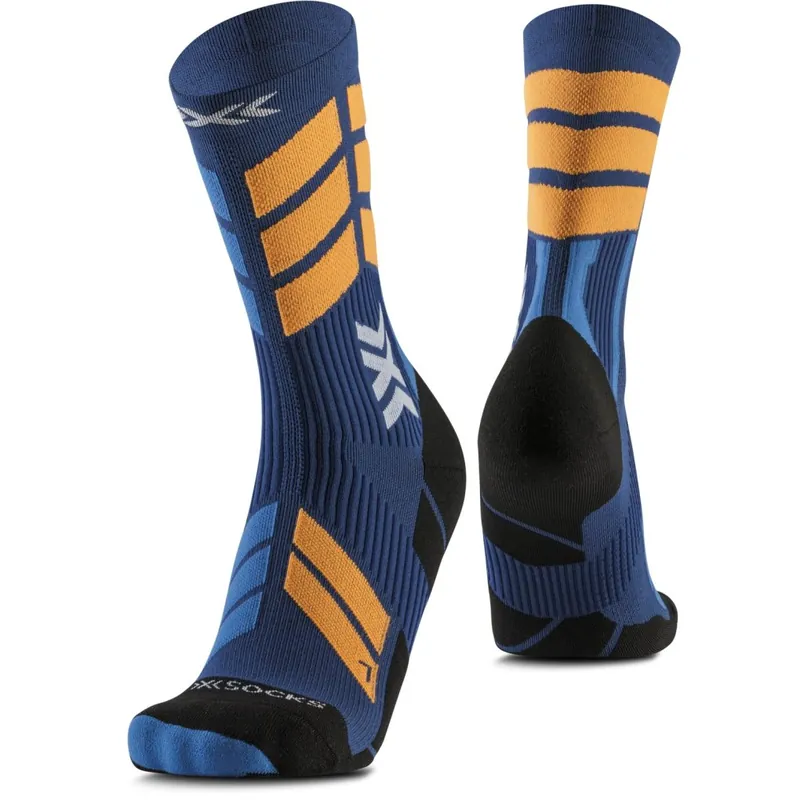 Finale Aktion X-Socks X-Country Perform Crew Socken - marine/orange