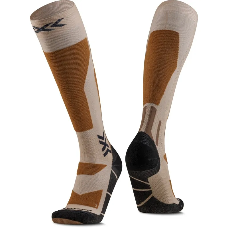 X-Socks Snowboard Discover OTC Socken - sand/dark sand Ausverkauf