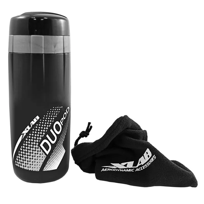 Schnäppchen XLAB Duo Pod Werkzeugflasche - Schwarz/Silber