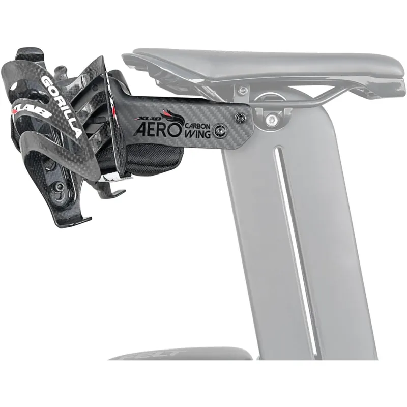 Neue Kollektion XLAB Aero Carbon Wing Gen 2 System - Gorilla Flaschenhalter - schwarz