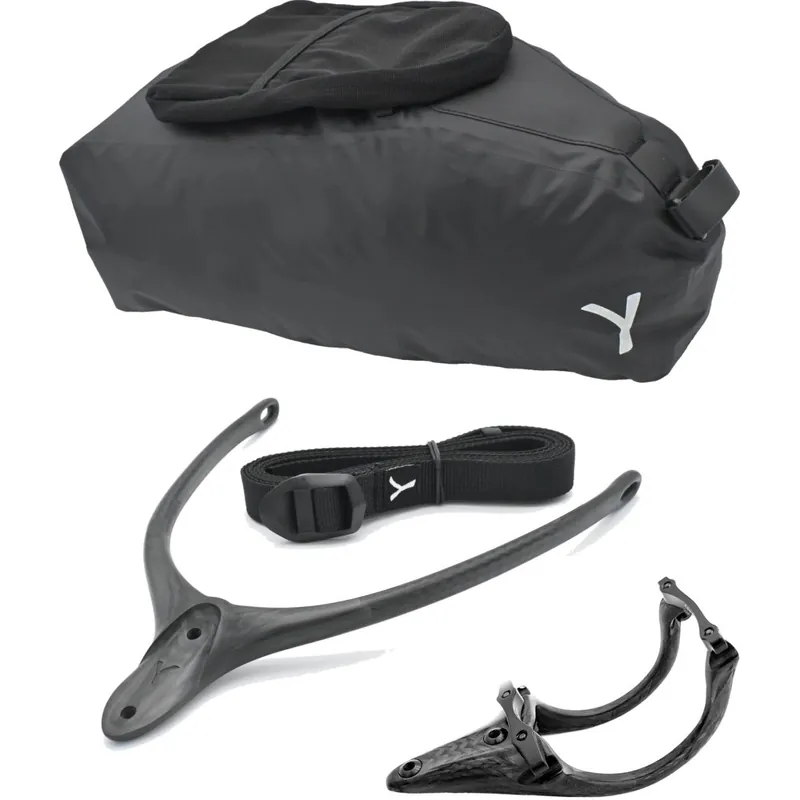 Zertifiziert Y-Mount Bundle Stabilizer Fork + Satteltasche 10L race-line - 7x9 mm