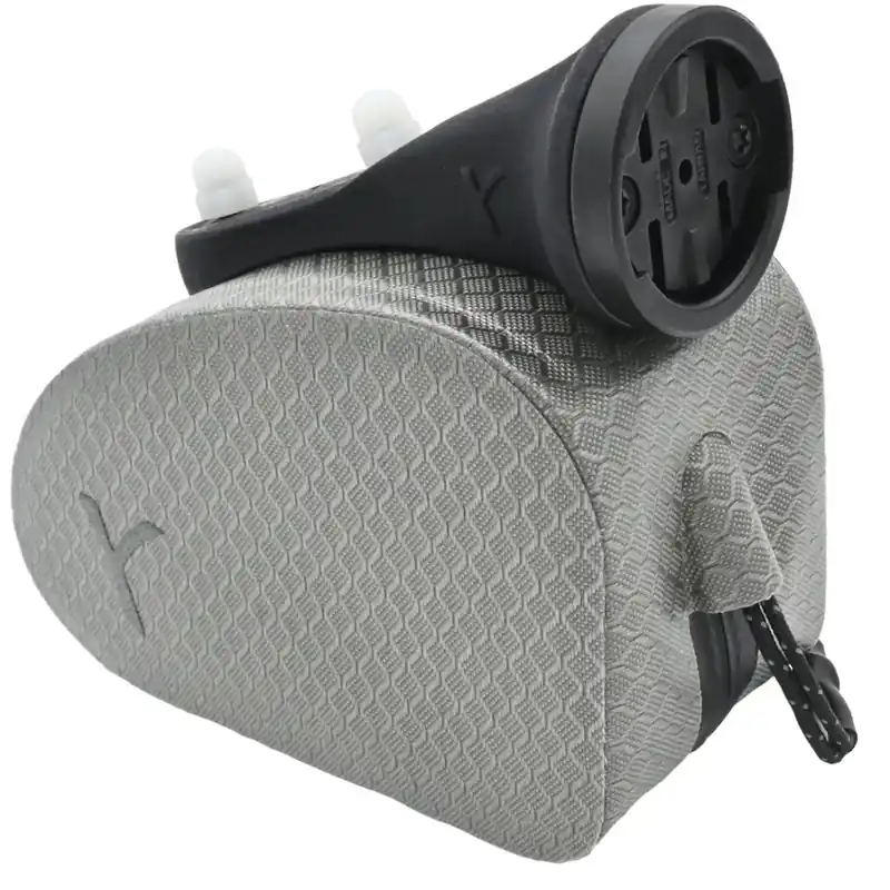 Preiswert Y-Mount Satteltasche 0.2L + Wahoo Adapter - Silbergrau