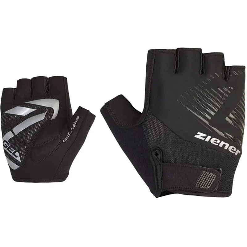 Ziener Curdt Fahrradhandschuhe Herren - schwarz Highlight