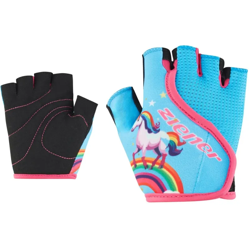 Schnäppchen Ziener Claudi Fahrradhandschuhe Kinder - aqua blue