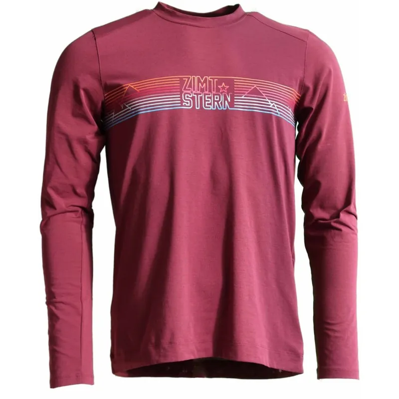 Saisonangebot Zimtstern TrailFlowz Langarm MTB-Trikot Herren - Windsor Wine