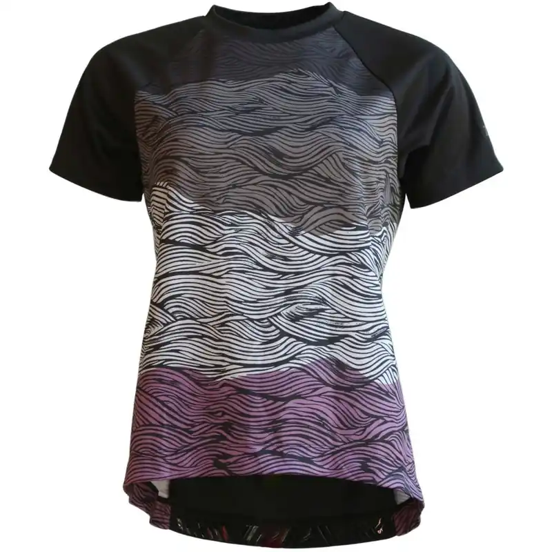Zimtstern Braapz Kurzarm MTB-Trikot Damen - Pirate Black Sonderaktion