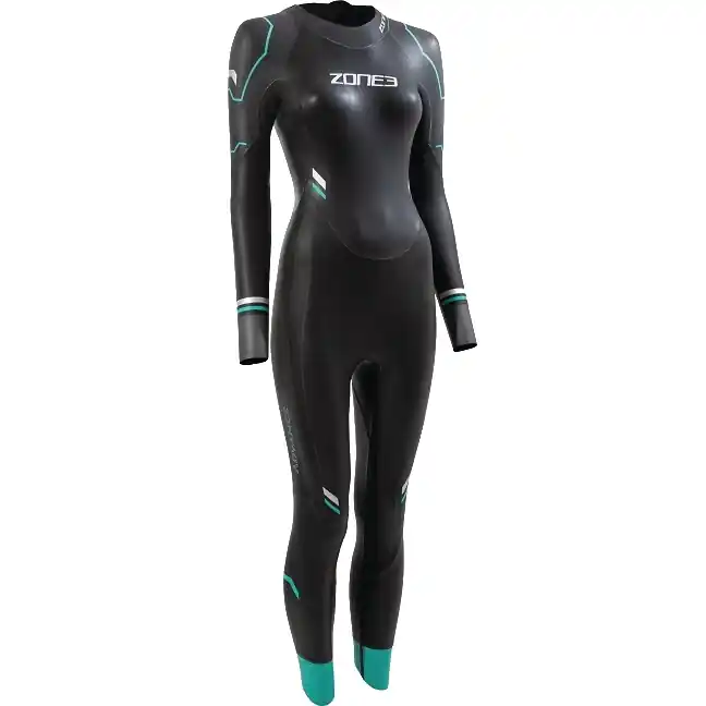Zone3 Advance Neoprenanzug Damen - schwarz/türkis/gunmetal Geprüft